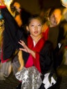 Japanese dancer young girl festival maturi