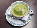 Japanese dark green tea