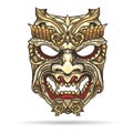 Japanese Demon Mask Royalty Free Stock Photo