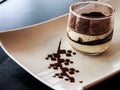 Japanese dessert tiramisu Royalty Free Stock Photo