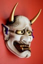 Japanese devil mask Royalty Free Stock Photo