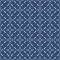 Japanese Diamond Mosaic Vector Seamless Pattern