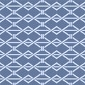 Japanese Diamond Weave Vector Seamless Pattern