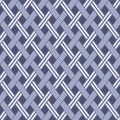 Japanese Diamond Weave Vector Seamless Pattern