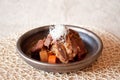 Japanese dishes - Braised Japanese Spare Rib Royalty Free Stock Photo