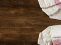 Japanese disposable diapers on wooden background Royalty Free Stock Photo