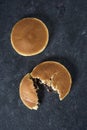 Japanese dorayaki, filled with adzuki bean paste