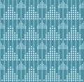 Japanese Dot Triangle Vector Seamless Pattern Royalty Free Stock Photo