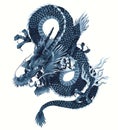 Japanese dragon Royalty Free Stock Photo