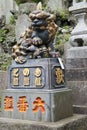 Japanese dragon statue in a Shinsho Temple, Narita, Japan