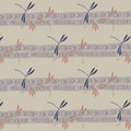 Japanese dragonflies and stream pattern