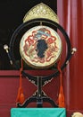 Japanese drum in temple in Kamakura. Royalty Free Stock Photo