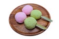 Japanese dumpling - hanami dango Royalty Free Stock Photo