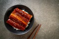 Japanese eel grilled with rice bowl or Unagi don Royalty Free Stock Photo