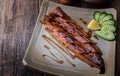 Japanese eel grilled with sweet sauce