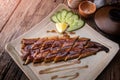 Japanese eel grilled with sweet sauce