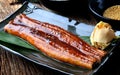 Japanese eel grilled or Unagi ibaraki. Royalty Free Stock Photo