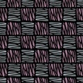 Japanese Fabric Weave Vector Seamless Pattern