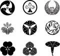 Japanese Family Crests Royalty Free Stock Photo
