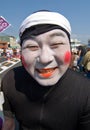 Japanese Festival Dancer in makeup Royalty Free Stock Photo