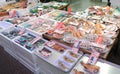 Japanese fish shop Royalty Free Stock Photo