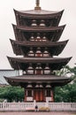 Japanese Five Storey pagoda place for kept Buddha holy ash at Ni