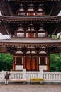 Japanese Five Storey pagoda place for kept Buddha holy ash at Ni