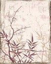 Japanese floral background