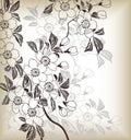 Japanese floral pattern