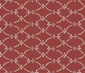 Japanese Flower Curl Net Vector Seamless Pattern Royalty Free Stock Photo