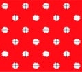 Japanese Fluffy Polka Dot Vector Seamless Pattern Royalty Free Stock Photo