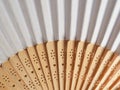 Japanese foldable hand fan Royalty Free Stock Photo