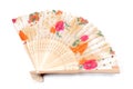 Japanese folding fan Royalty Free Stock Photo