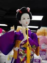 Japanese folk figurine of silk Figurine
