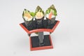 Japanese food hand roll sushi