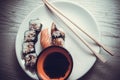 Japanese food: maki Royalty Free Stock Photo