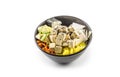 Japanese food mix chirashi veggie in bowl. Royalty Free Stock Photo