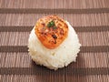 Sea urchin rice ball