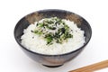 Japanese food, Shirasu and takana Royalty Free Stock Photo