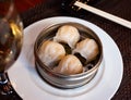 Japanese food Shumai - Steamed dumplings Royalty Free Stock Photo