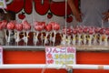 Japanese food stalls at a summer festival