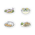 Japanese food sticker