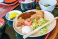 'Japanese food style Teriyaki Chicken with rice Royalty Free Stock Photo