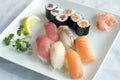 Japanese Food, Sushi & Maki Royalty Free Stock Photo