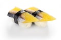 Japanese food - Sushi nishin nagiri, Pressed Herng Eggs