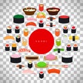 Japanese food sushi poster