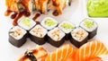 Japanese food, Sushi Salmon Seaweed Rice
