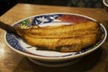 Japanese food tsubodai or hokke fish fried with salt