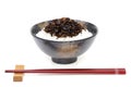 Japanese food, Tsukudani of konbu Royalty Free Stock Photo