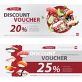 Japanese Food Voucher Discount Template